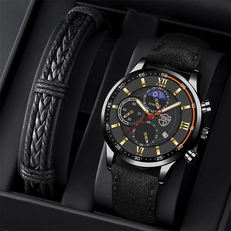 BRACELET AVEC MONTRE SPORT HOMMES