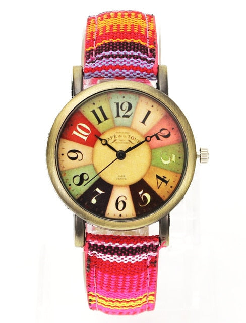 MONTRE-BRACELET RETRO A QUARTZ