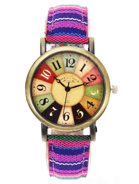 MONTRE-BRACELET RETRO A QUARTZ