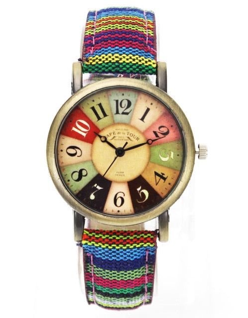 MONTRE-BRACELET RETRO A QUARTZ